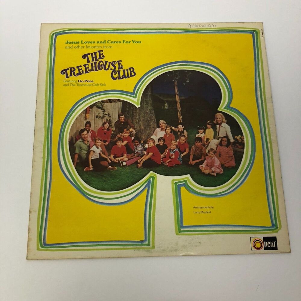 Vintage Signed TREEHOUSE CLUB Featuring FLO PRICE Jesus Loves & Cares For You